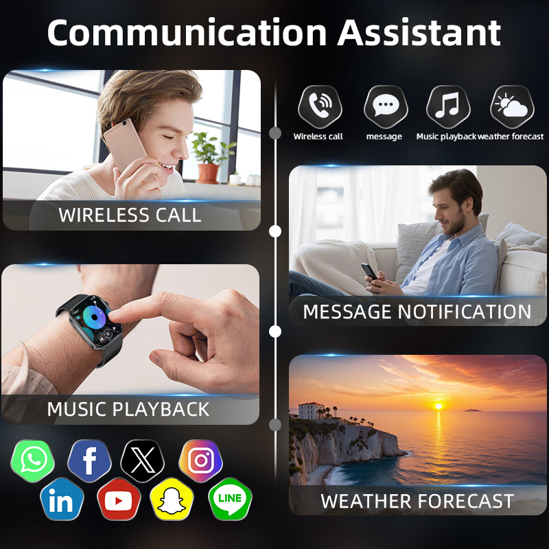 LIGE Smartwatch da donna 2.01