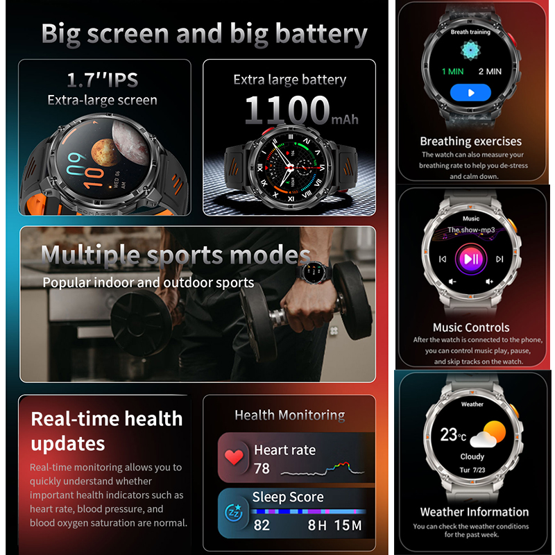 Nuovo Smartwatch T-Rex3 Pro 20 - Outdoor Camping Japan recensione e prezzo