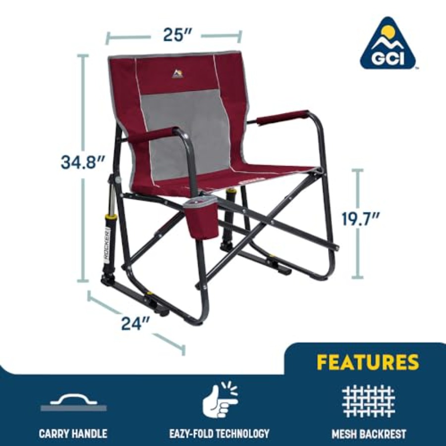 Sedia a dondolo da campeggio F - Outdoor Camping Rocker recensione e prezzo